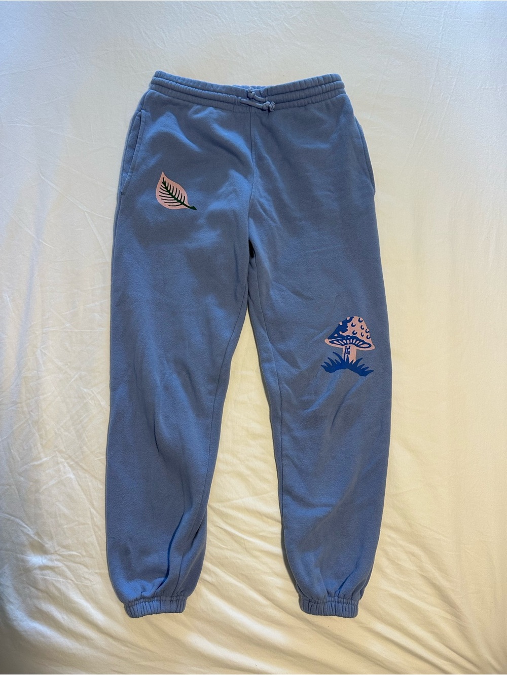 Parks Project - adorable Mushroom Fleece Sweatpants